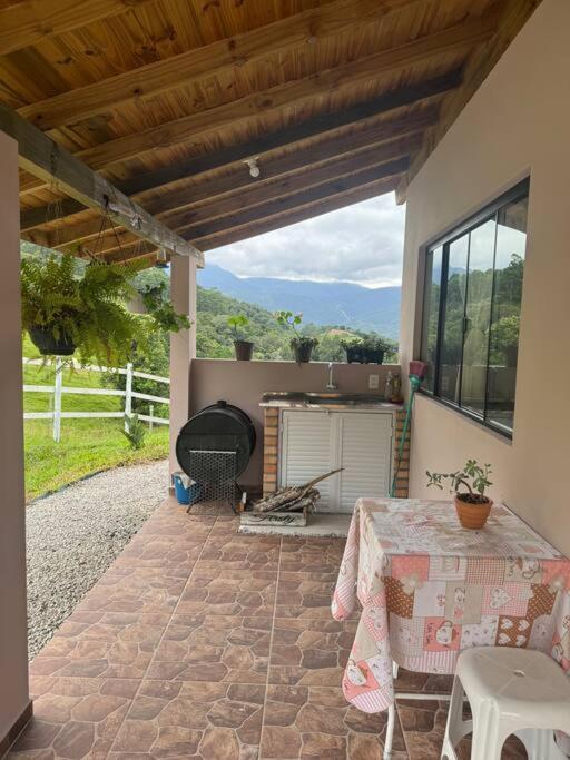 Cabana Recanto Do Arruda Para Casal Em Aguas Mornas Exterior foto