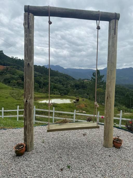 Cabana Recanto Do Arruda Para Casal Em Aguas Mornas Exterior foto