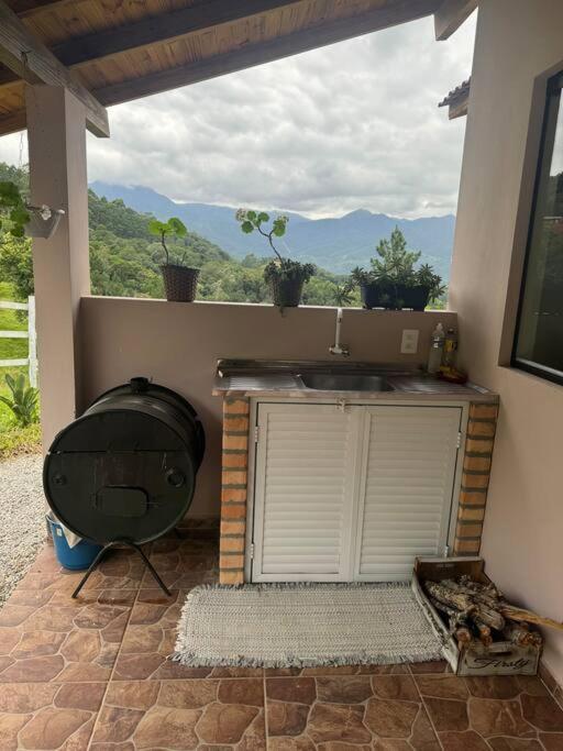 Cabana Recanto Do Arruda Para Casal Em Aguas Mornas Exterior foto