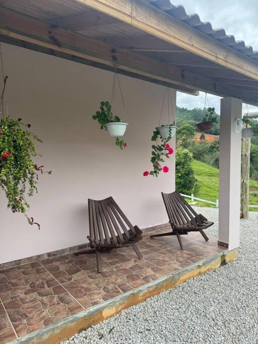 Cabana Recanto Do Arruda Para Casal Em Aguas Mornas Exterior foto