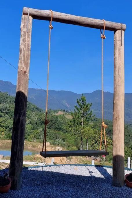 Cabana Recanto Do Arruda Para Casal Em Aguas Mornas Exterior foto
